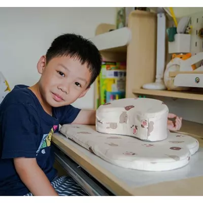 greysa格蕾莎月兒午安枕雲朵午睡墊組合最佳的小學課桌椅午睡枕