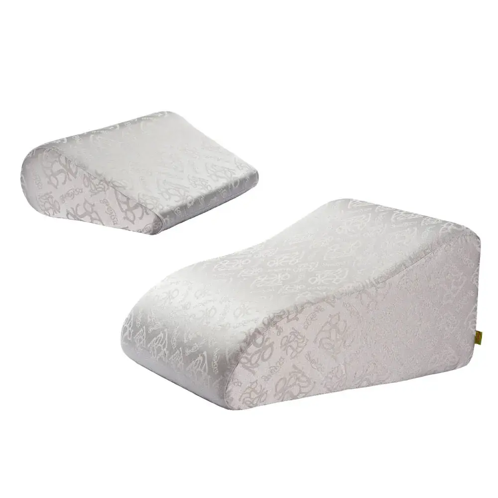 GreySa格蕾莎【抬腿枕 + 輕鬆枕(緹花款)】組合