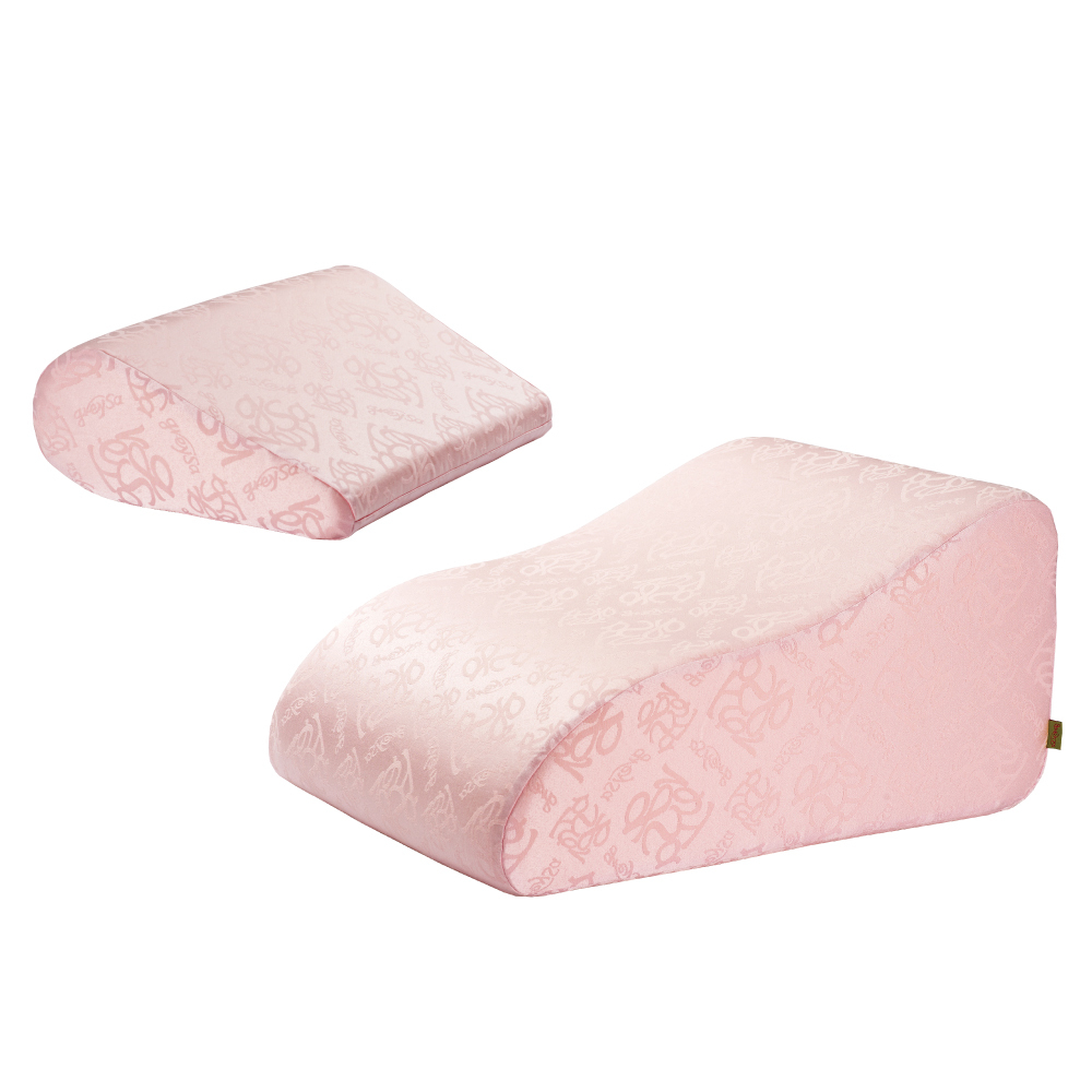 GreySa格蕾莎【抬腿枕 + 輕鬆枕(緹花款)】組合