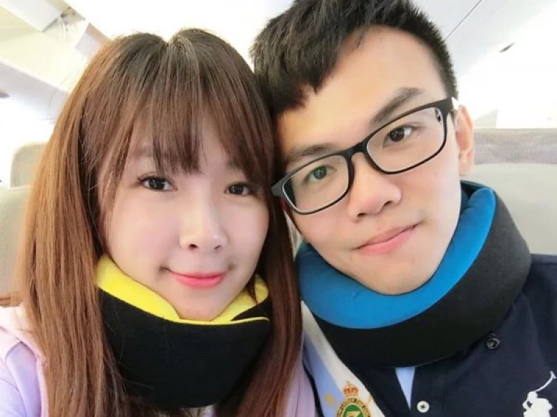 【推薦】自助出國必備Grey格蕾莎全家福旅行頸枕 在飛機上舒適的睡覺