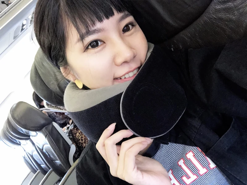 【推薦】【頸枕推薦】出國旅行必備品,GreySa格蕾莎全家福旅行頸枕,最好睡飛機枕！