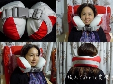 【推薦】GreySa格蕾莎旅行頸枕～專利三角立體御飯糰造型設計提升旅程睡眠品質	