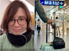 【推薦】夏日旅人的舒壓小法寶｜GreySa格蕾莎【全家福旅行頸枕】涼感灰｜陪我飛到名古屋自駕去！