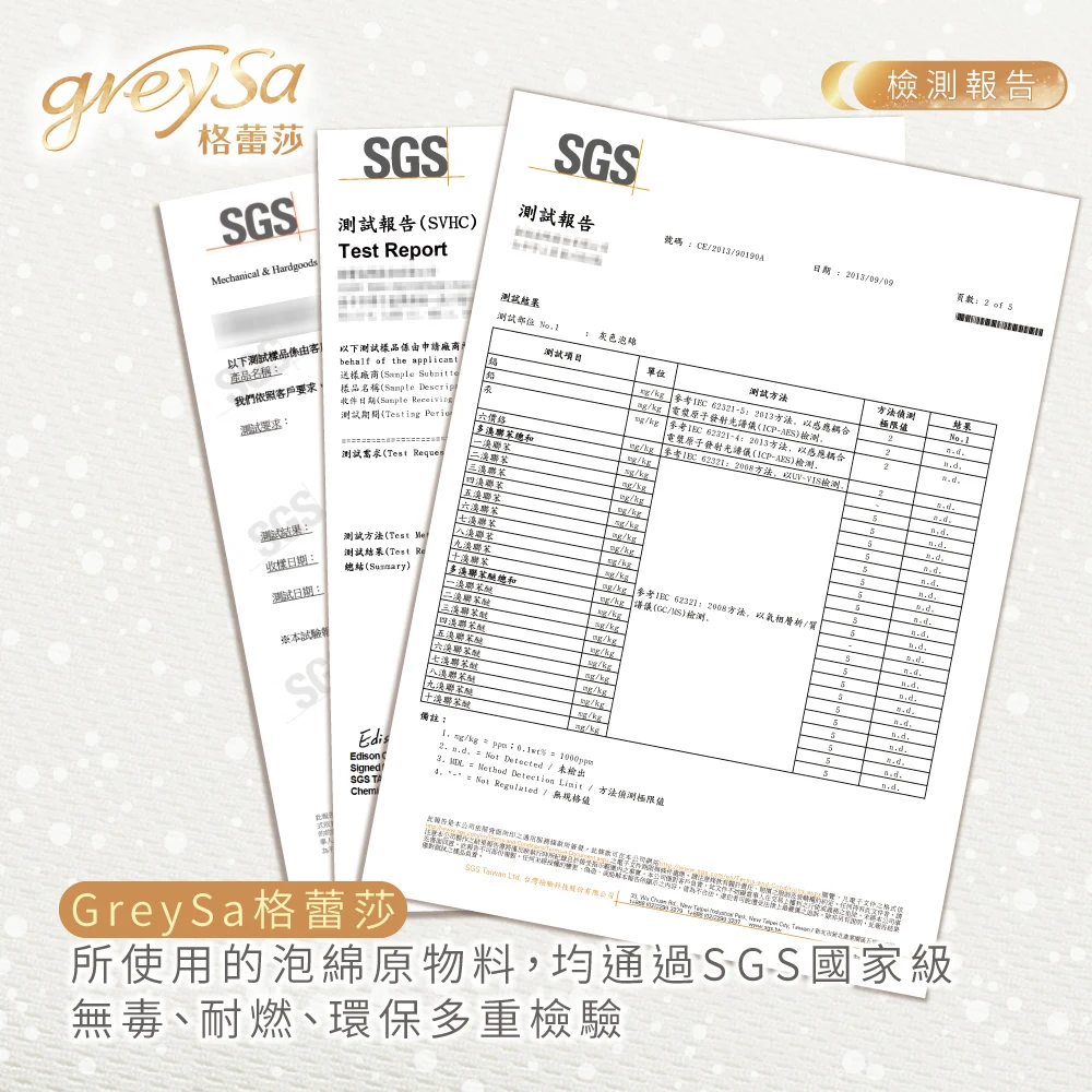 SGS紡織實驗室無毒檢測證書